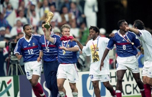 ▲1998世界盃德尚(Didier Deschamps)法國隊奪冠。（圖／達志影像／美聯社）