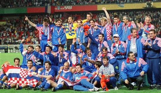 ▲1998世界盃克羅埃西亞奪下季軍。（圖／達志影像／美聯社）