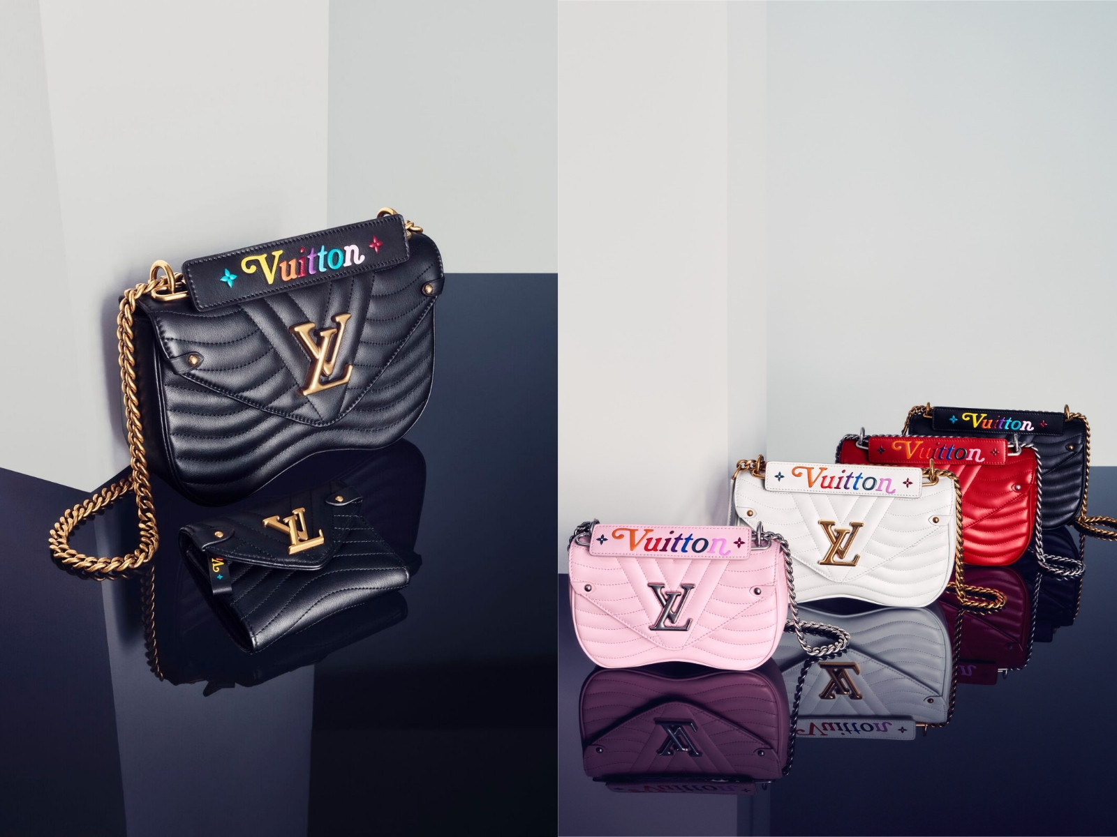 ▲Louis Vuitton推出新系列包款，New Wave             。（圖／LV提供）