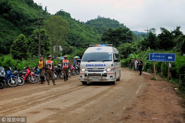 ▲▼ 泰國足球隊／當局7月9日再度展開救援行動。（圖／CFP）
