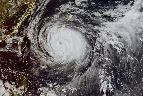 瑪莉亞颱風。（圖／氣象局）