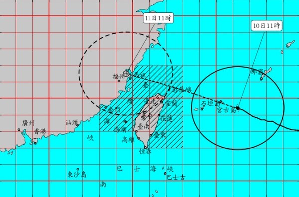 ▲▼瑪莉亞颱風。（圖／中央氣象局）