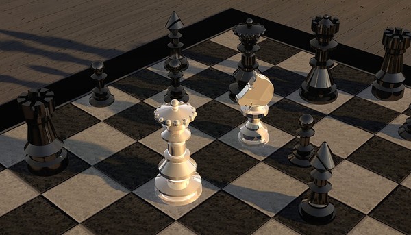 ▲西洋棋是走在格子裡。（圖／翻攝自Pixabay）