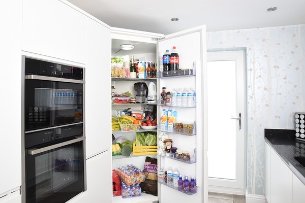 ▲冰箱,冷藏,冷凍,蔬果,飲料,水,廚房,居家。（圖／取自免費圖庫Pixabay）