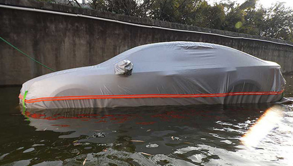 ▲大陸台州研發防水淹汽車車罩。（圖／翻攝自淘寶網）