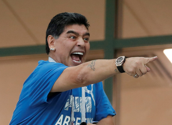 ▲▼  阿根廷1986年世足賽奪冠功臣馬拉度納(Diego Maradona)。（圖／路透）
