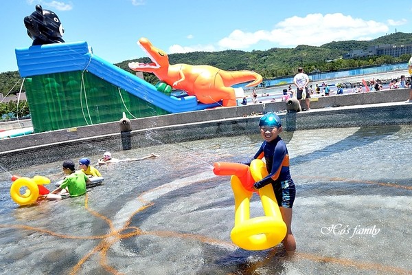 ▲2018台北河岸童樂會熊讚水樂園。（圖／1+1=3。小Yo之家提供）