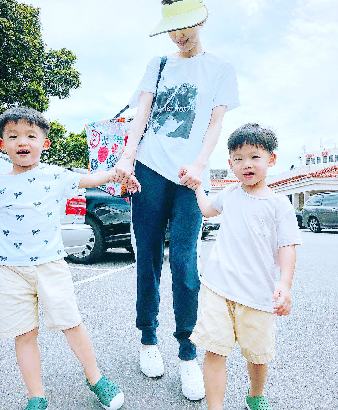 ▲范瑋琪透露，兒子們的身高，暑假過完可能飆破105公分。（圖／翻攝自范瑋琪Instagram）