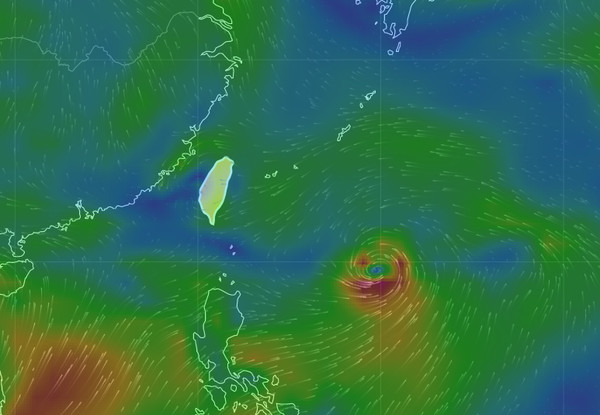 ▲▼安比颱風。（圖／中央氣象局）