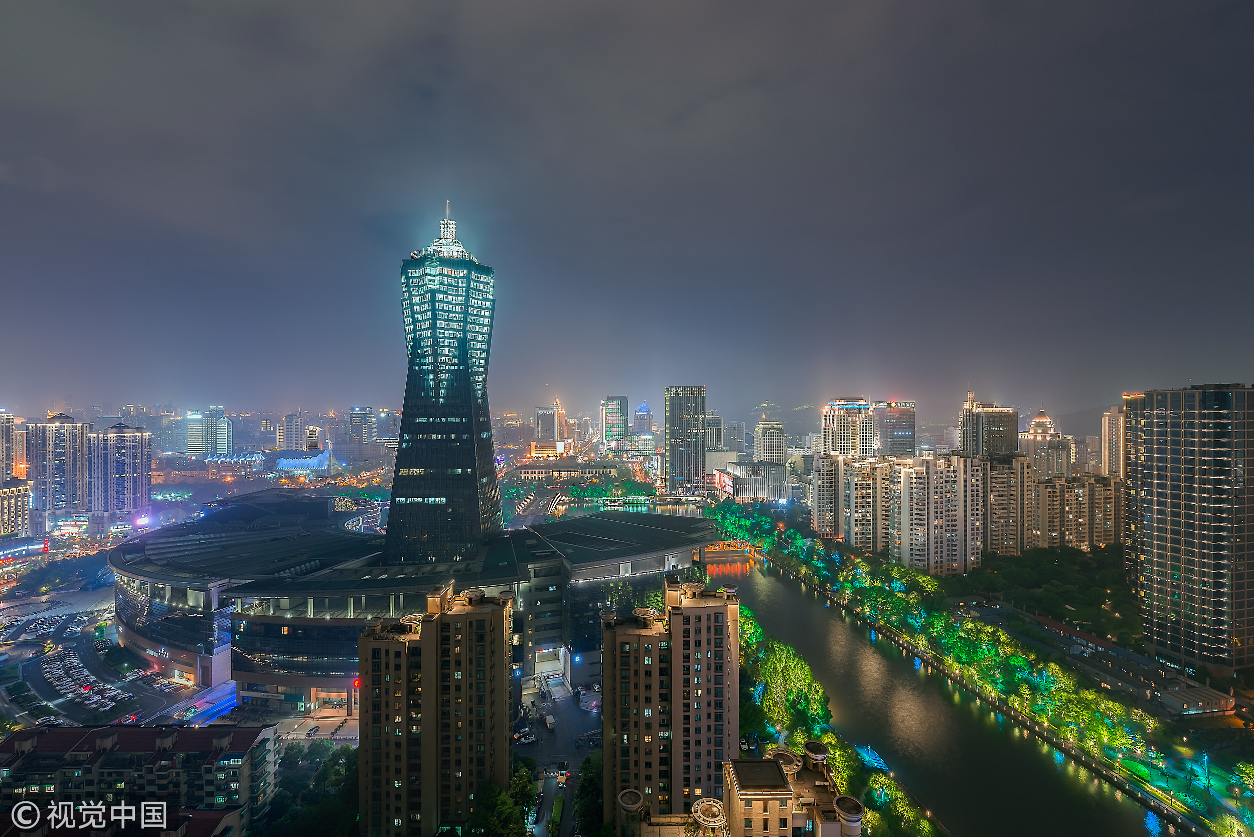 ▲杭州城市夜景。（圖／視覺中國CFP）