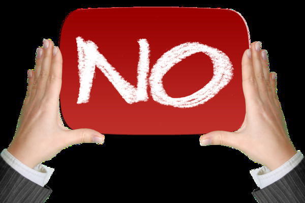 ▲▼拒絕,NO,說不,不。（圖／翻攝自pixabay）