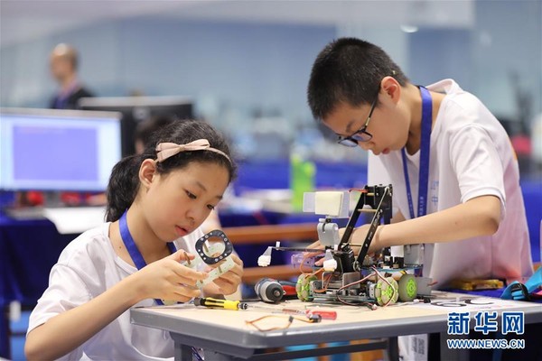 ▲▼第18屆中國青少年機器人競賽。（圖／翻攝自新華網）