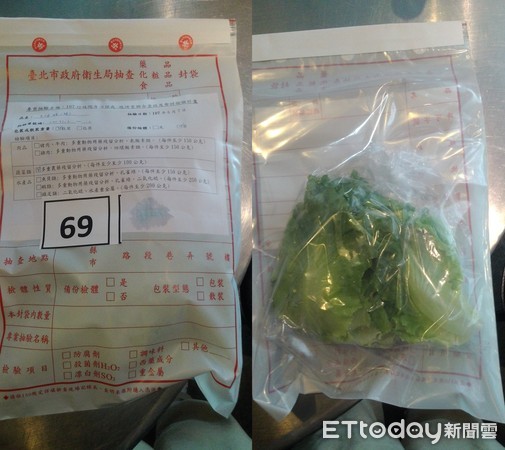 ▲▼台北信義區韓式燒肉Honey Pig的大陸妹被查出農藥超標。（圖／消保處提供）