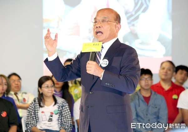 ▲民進黨新北市長參選人蘇貞昌。（圖／記者屠惠剛攝）