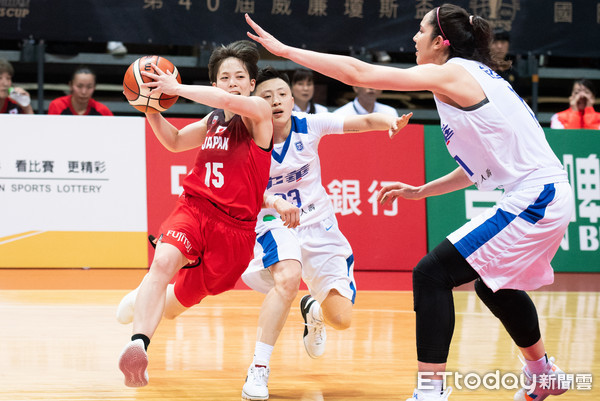 ▲▼瓊斯盃女子組中華藍對日本,日本隊15號安間志織。（圖／記者季相儒攝）