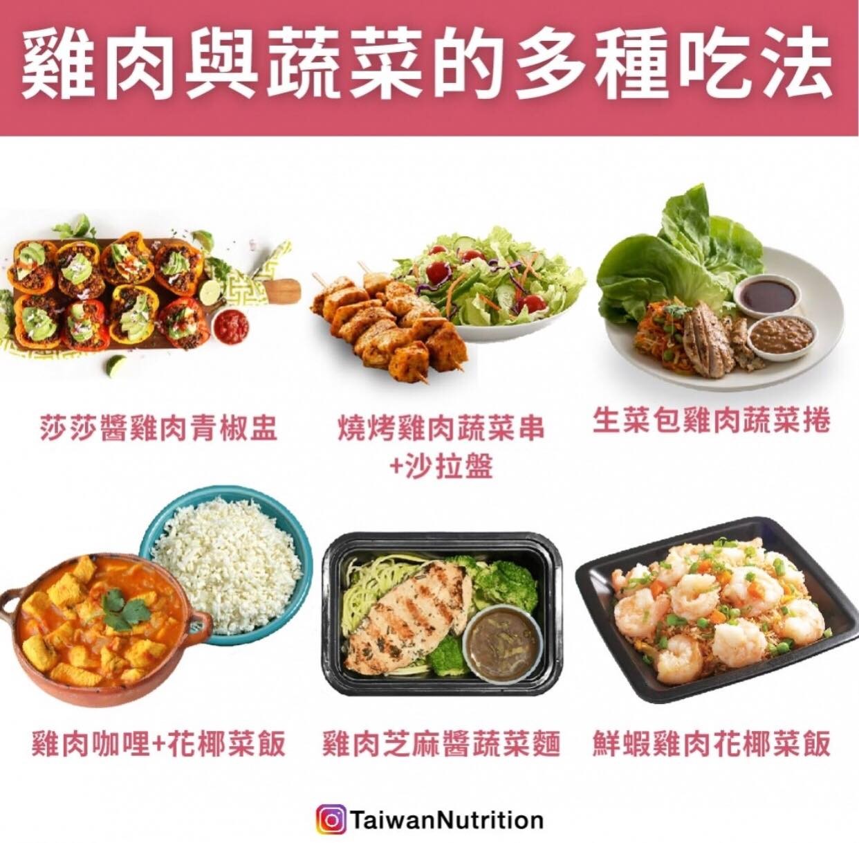 ▲雞肉加蔬菜組合。（圖／《Taiwan Nutrition台灣營養》授權提供）