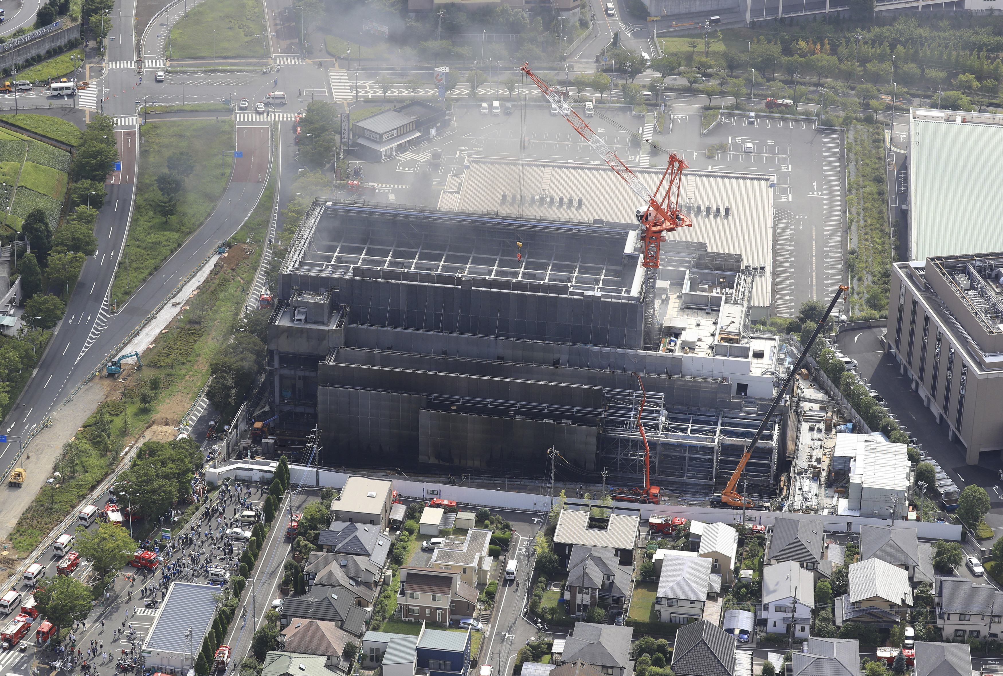 ▲▼快訊／黑煙直竄！東京多摩建地失火　3人無生命跡象22人重傷 。（圖／達志影像／美聯社）