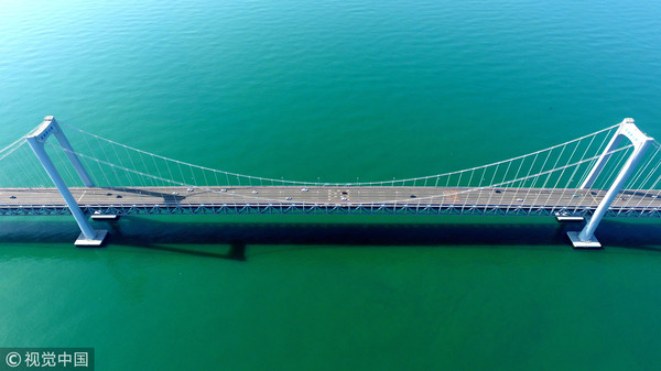 ▲大連星海灣跨海大橋。（圖／視覺中國）
