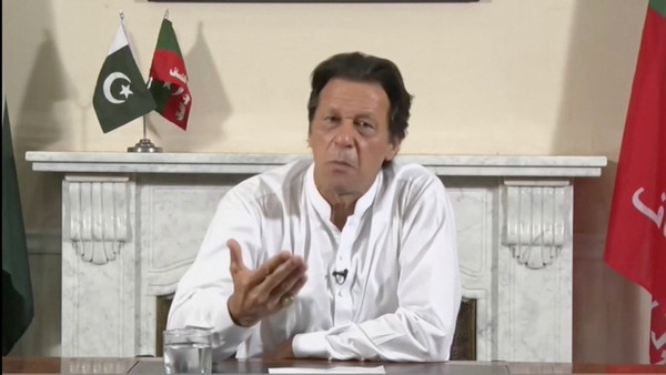 ▲巴基斯坦前板球明星伊姆蘭．汗（Imran Khan）領導的正義運動黨宣布贏得大選。（圖／路透）