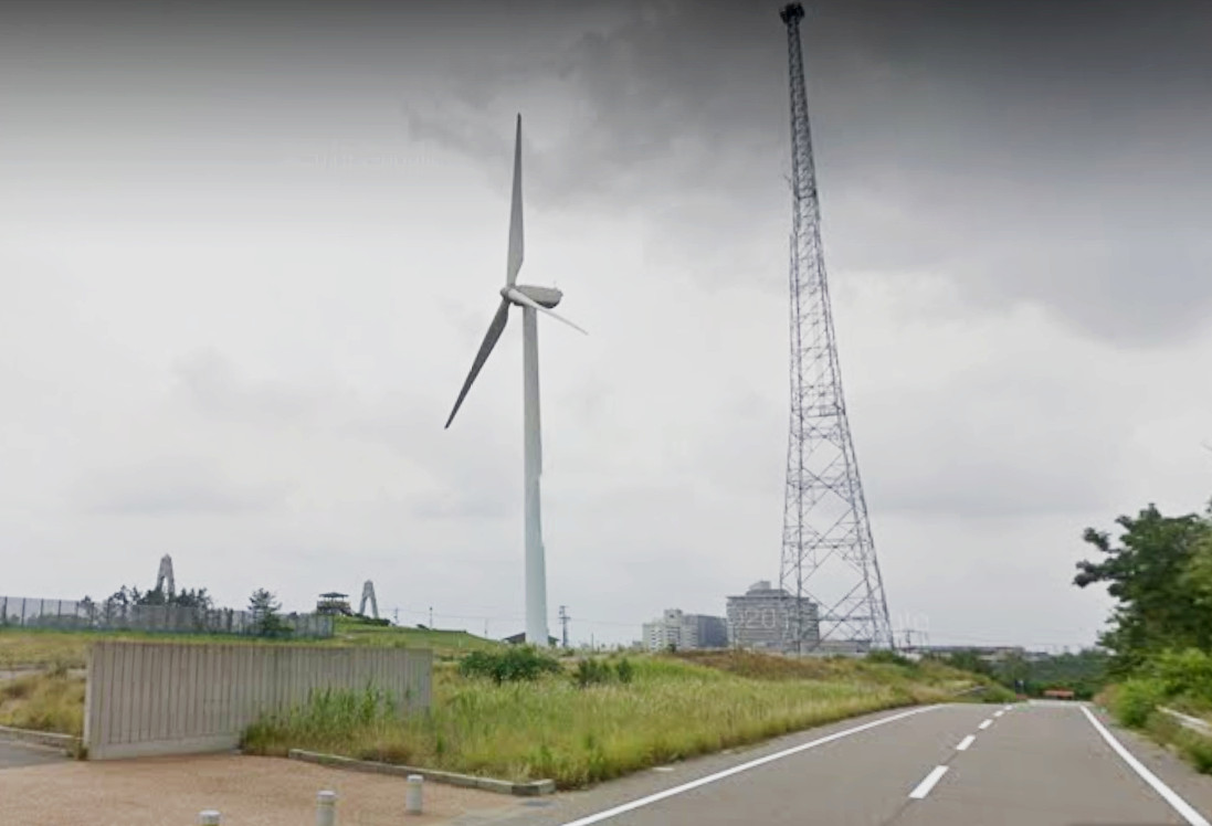 ▲▼ 日本小鎮風力發電機故障 存廢都得花大錢。（圖／翻攝自google map）