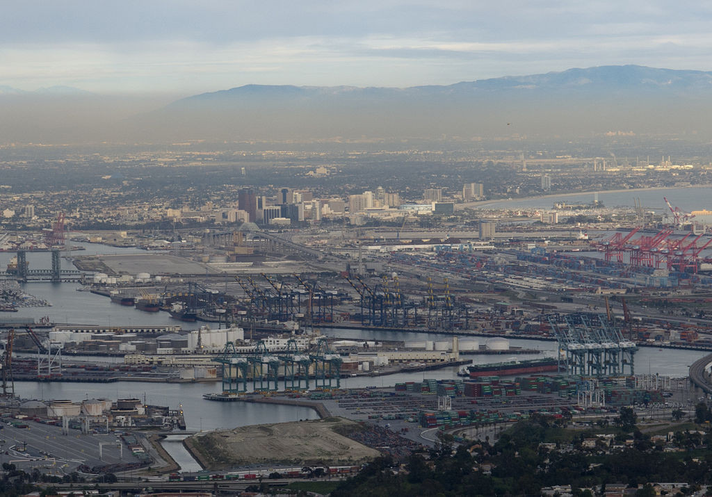 ▲▼洛杉磯港是美國最繁忙的貨櫃港。（圖／翻攝自維基百科）