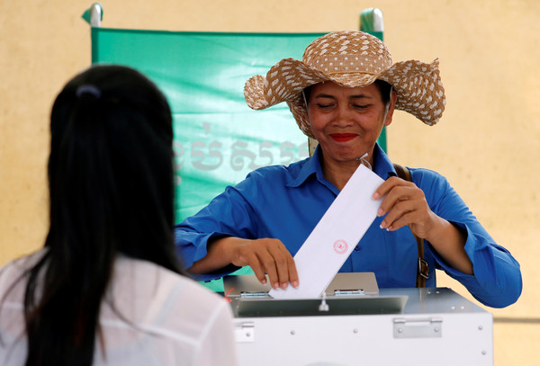 ▲▼ 柬埔寨國會大選29日上午7點登場。（圖／路透社）