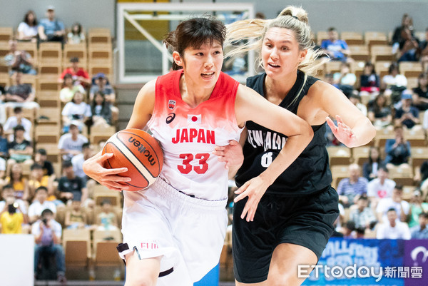 ▲▼瓊斯盃女籃日本對紐西蘭,日本33號中田珠未。（圖／記者季相儒攝）