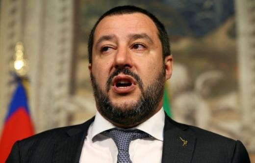 ▲▼ 義大利內政部長薩爾維尼（Matteo Salvini）。（圖／路透社）