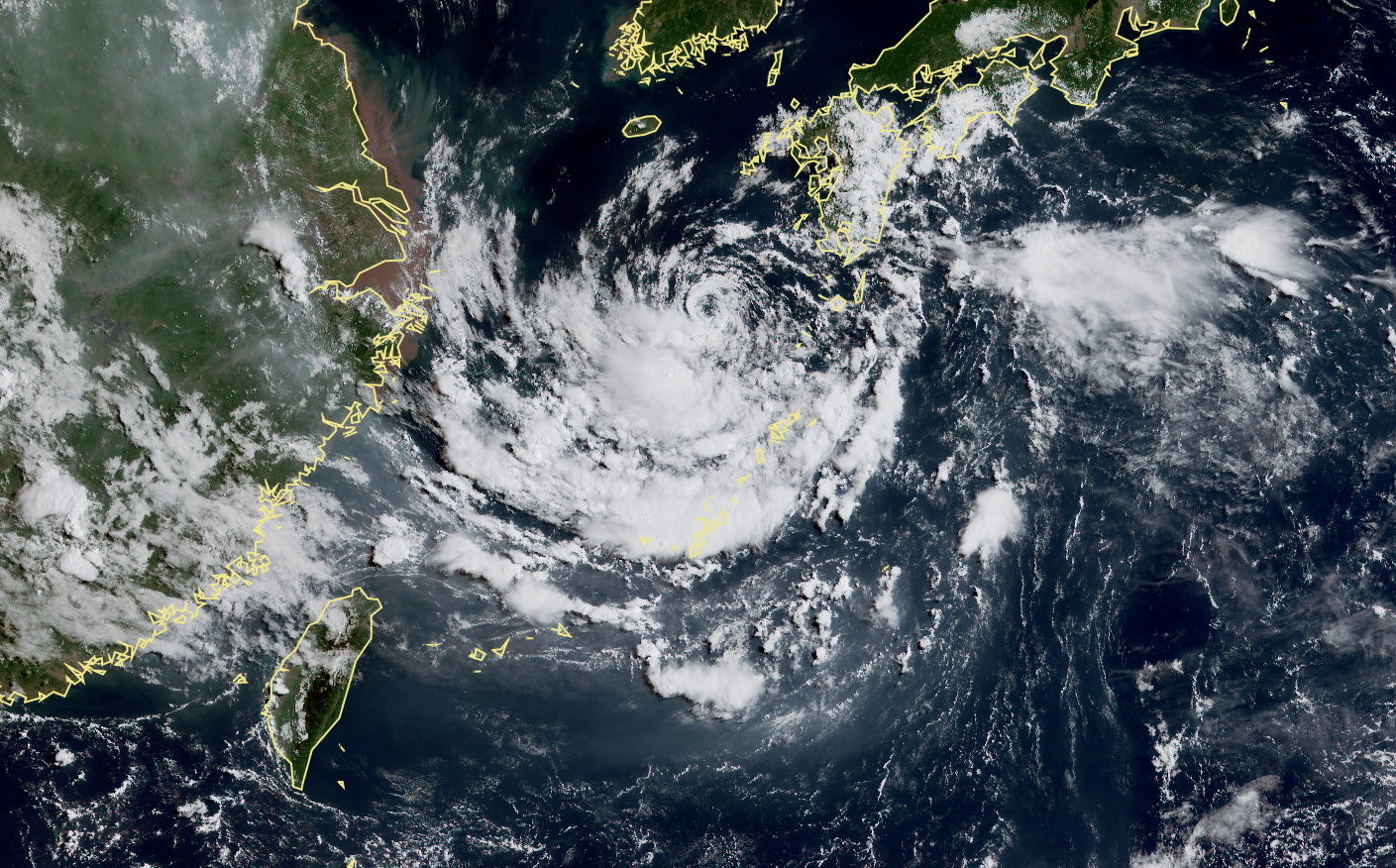 雲雀颱風。（圖／氣象局）