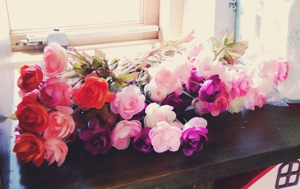 玫瑰花,花束（圖／Elisabeth Syu CC2.0 @Flickr）
