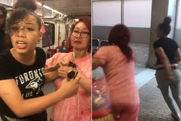 ▲▼亞裔大媽在多倫多地鐵上被騷擾，還搶走手機。（圖／翻攝自YouTube／Margaret Anthony）