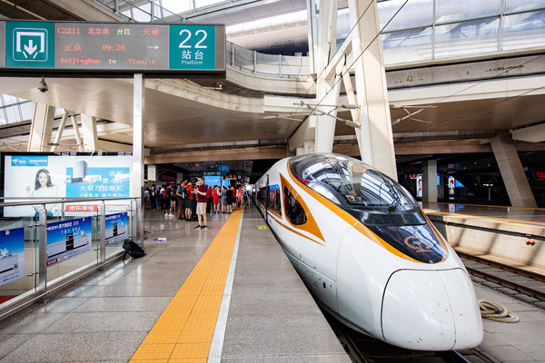 ▲京津城際高鐵開通營運10周年，將換上「復興號」列車。（圖／CFP）