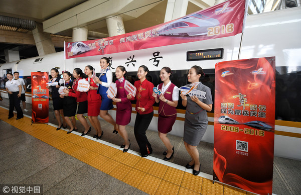 ▲京津城際高鐵開通營運10周年，8日起列車將恢復至時速350公里。（圖／CFP）