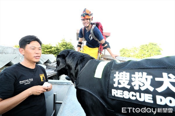 ▲▼目前擔任搜救犬引導員的鄭莛芸，9月擔任泳渡澎湖灣代言人。（圖／記者宋德威攝，下同）