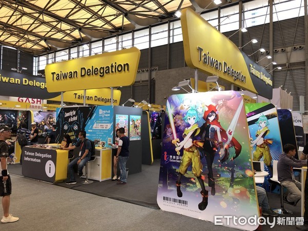 ▲台灣18家遊戲開發商參加ChinaJoy展覽，尋求合作機會             。（圖／記者魏有德攝）
