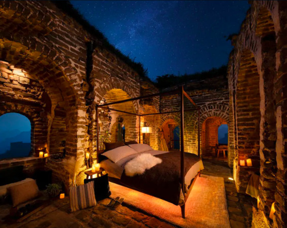 ▲Airbnb奇屋一夜活動，睡在長城裡（圖／翻攝自www.airbnb.com.tw）
