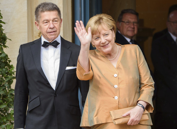 ▲▼ 德國總理梅克爾（Angela Merkel）與丈夫紹爾（Joachim Sauer）。（圖／達志影像／美聯社）