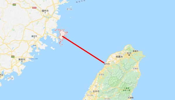 ▲▼台灣海峽海底隧道「設計達成共識」　陸預計2030年完工。（圖／翻攝自Google Map）