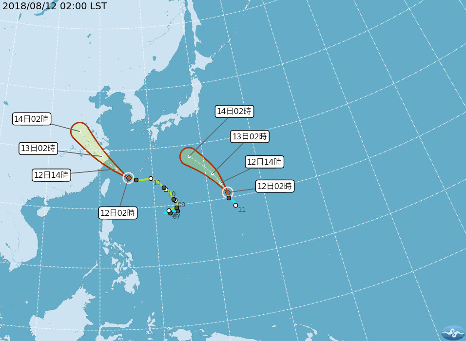 天氣圖。（圖／氣象局）