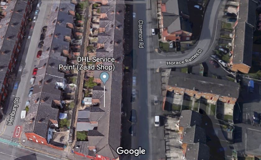 ▲▼ 英國曼徹斯特摩斯塞特區（Moss Side）發生槍擊案。（圖／翻攝自Google Map）