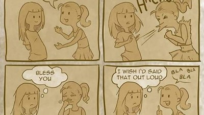 六張漫畫表達「內向者」心境　不想這麼害羞，但很抱歉我不敢說話