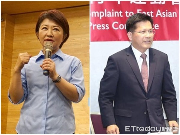 ▲台中市長選舉盧秀燕（左）、林佳龍（右）。（圖／記者屠惠剛攝、盧秀燕服務處提供）