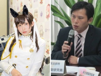 「日本最正coser」撞臉黃國昌　原來那天台大的是愛宕艦長...