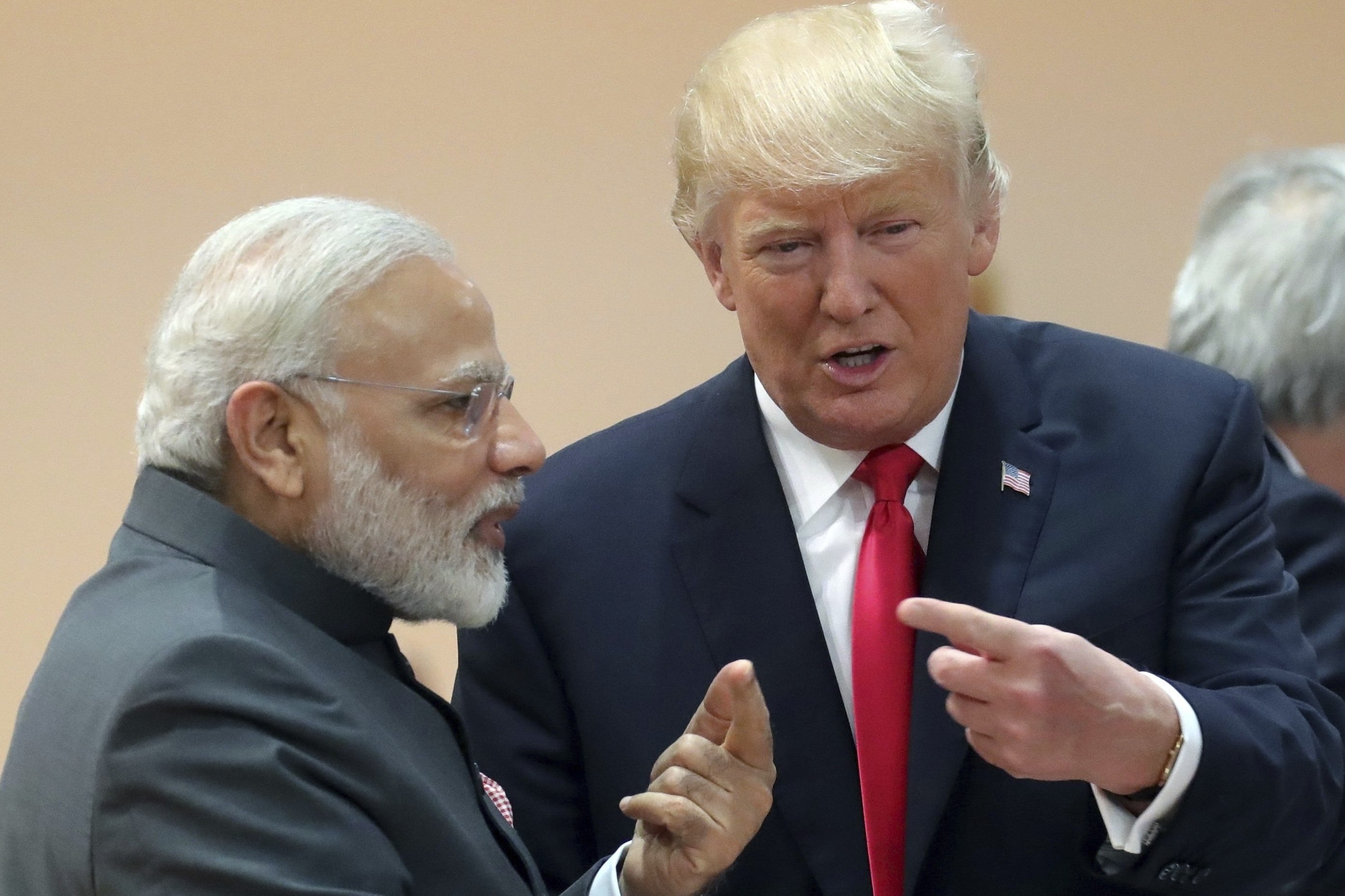 ▲美國總統川普（Donald Trump）與印度總理莫迪（Narendra Modi）。（圖／達志影像／美聯社）