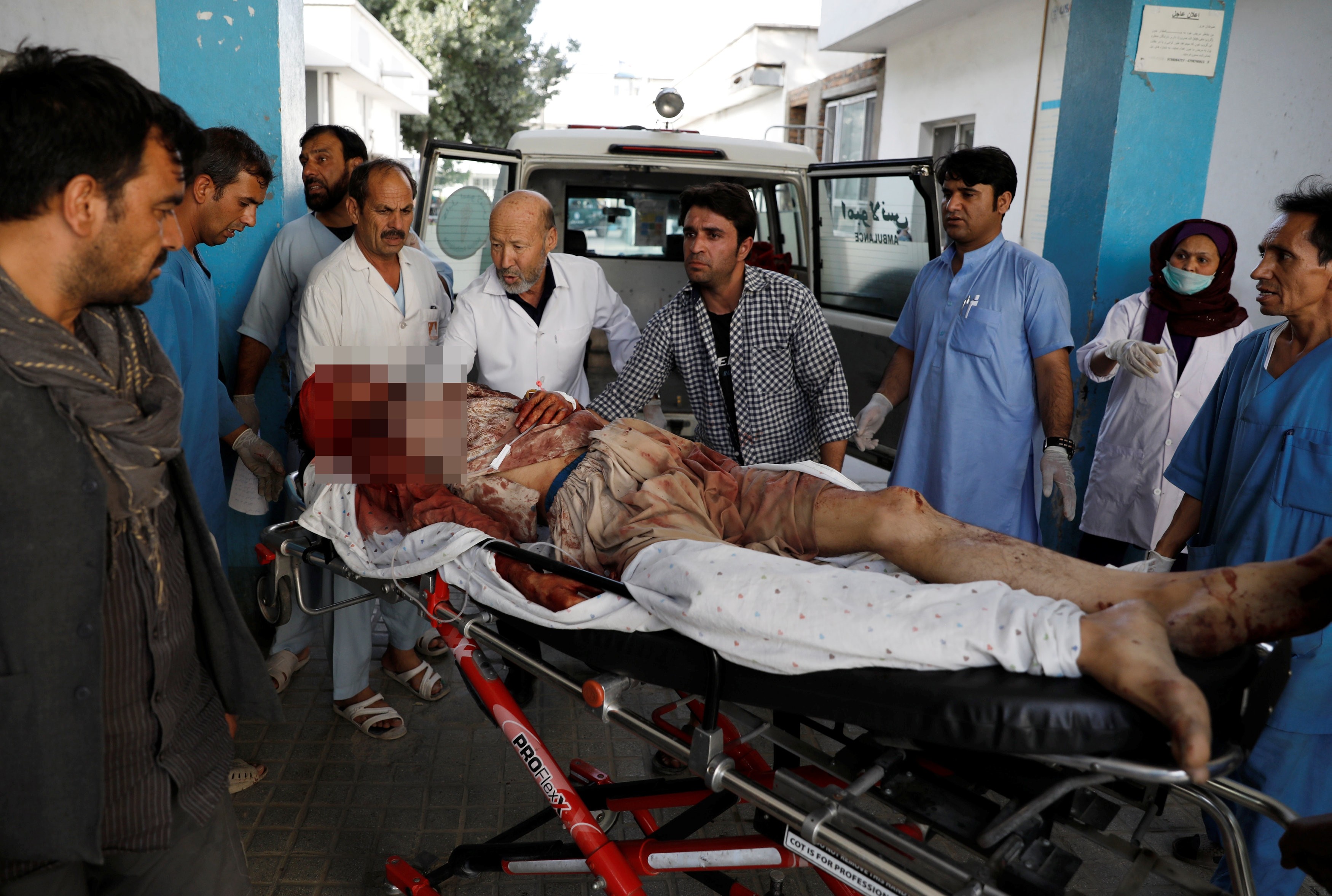 ▲阿富汗首都喀布爾自殺爆炸攻擊。（圖／路透社）