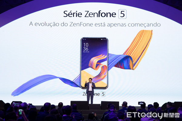 ▲華碩執行長沈振來率領團隊前往巴西聖保羅發表ZenFone 5全系列智慧型手機。（圖／華碩提供）