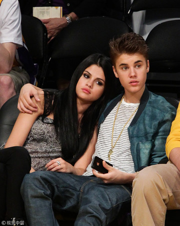 小賈斯汀（Justin Bieber）和賽琳娜（Selena Gomez）。（圖／CFP）