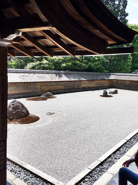 ▲京都龍安寺石庭。（圖／網友授權提供）