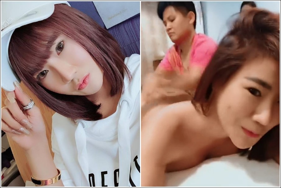▲泰國女模按摩影片曝光。（圖／翻攝自臉書）