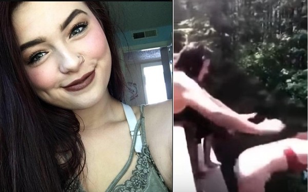 推閨蜜摔下橋慘斷6根肋骨　18歲女被起訴：想幫她克服恐懼。（圖／（左）翻攝自Taylor Smith的臉書／（右）翻攝自YouTube）